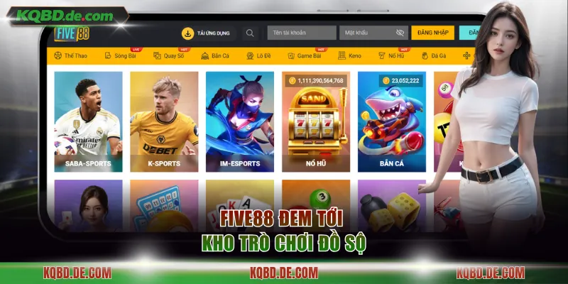 FIVE88 đem tới kho trò chơi đồ sộ