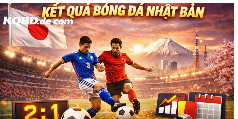 Các kết quả bóng đá Nhật Bản được cập nhật sớm nhất tại KQBD